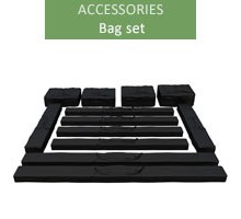 A set of bags for 8m economy and premium tents