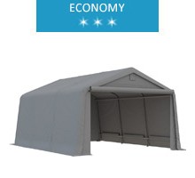 Garage tent 3.6x4.7m, PE, gray, economy