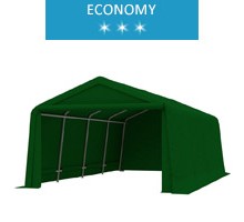 Garage tent 3.3x6.2m, PE, green, economy