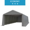 Garage tent 3.6x9.8m, PE, gray, economy