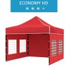 Namiot ekspresowy 3x3m, czerwony, economy HD