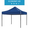 Namiot ekspresowy 3x3m, niebieski, dach, economy HD