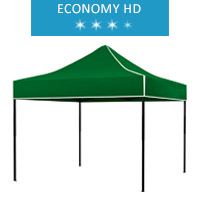 Express tent 3x2m, green, roof, economy HD