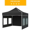 Namiot ekspresowy 3x3m, czarny, premium
