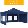 Namiot ekspresowy 3x4.5m, niebieski, premium