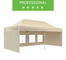Express tent 3x6 m, beige, professional