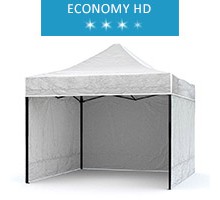 Express tent 3x3m + 3 walls, white, economy HD
