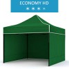 Express tent 3x3m + 3 walls, green, economy HD