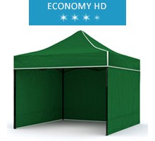 Express tent 3x2m + 3 walls, green, economy HD