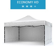 Express tent 3x4.5m + 3 walls, white, economy HD