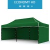 Express tent 3x6m + 3 walls, green, economy HD