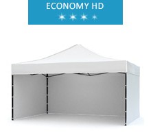Namiot ekspresowy 3x4.5m + 3 ścianki, biały, economy HD