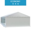 Namiot imprezowy 5x10m, PCV biały, economy