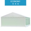 Namiot imprezowy 5x8m, PCV biały, economy