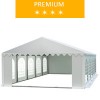 Namiot imprezowy 6x10m, PCV biały, premium