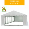 Namiot imprezowy 6x12m, PCV biały, premium, trudnopalny