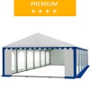 Namiot imprezowy 5x12m, PCV biało-niebieski, premium