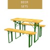 Beer set, 60 cm table + 2 benches - length 120 cm