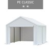 Namiot magazynowy 3x4m, biały, PE classic