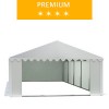 Namiot magazynowy 5x10m, PCV biały, premium