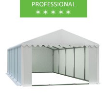 Storage tent 5x10m, white PVC, professional