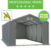 Namiot magazynowy 5x10m, PCV szary, professional, trudnopalny