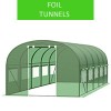 Tunel foliowy 3x8m, zielony