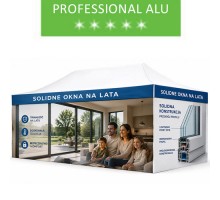 Express tent 3x6 m, white, professional alu